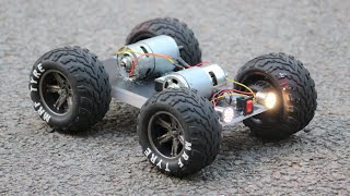 How to make a Powerful DC Motor Car  Electric Toy Car [upl. by Socrates401]