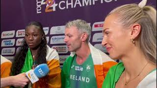 European gold medal for Ireland in the mixed 4x400m relay [upl. by Donaghue]