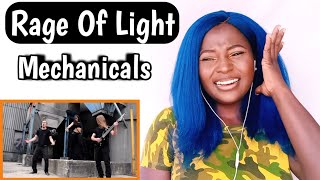 RAGE OF LIGHT  Mechanicals OFFICIAL VIDEO  First Time Reaction [upl. by Idyak715]