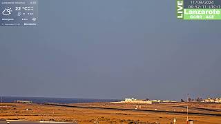 🟢 1092024 LIVE LANZAROTE AIRPORT  CLOSEST WEBCAM  Nighttime 406 [upl. by La]