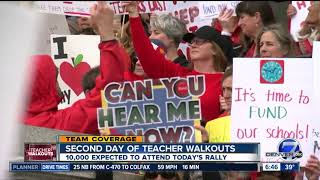 Schools closed across Colorado Friday for day two of teacher walkouts [upl. by Asyar998]