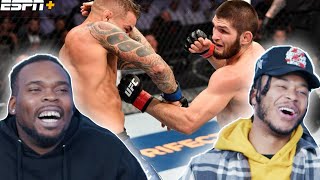 Khabib Nurmagomedov vs Dustin Poirier Full Fight Reaction [upl. by Tiffy]