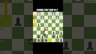 AMAZING FISHING POLE TRAP chess chessplayer trap trending viral shots [upl. by Pooh]