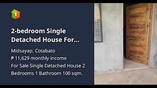 2bedroom Single Detached House For Sale in Midsayap Cotabato [upl. by Emirak]