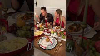 Let’s Host A Dinner Party 🕯️🍷🧆dinnerparty hosting thanksgiving holidays food dinner shorts [upl. by Griffith]