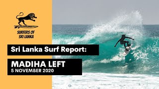 The best left wave in Sri Lanka Madiha  Surfers of Sri Lanka [upl. by Sigler189]