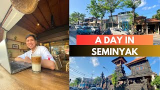 Exploring Seminyak Bali  Solo Travel Vlog [upl. by Hathaway199]