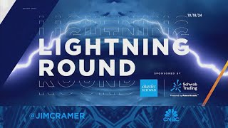 Lightning Round When cosmetics come back Elf should come back faster than others says Jim Cramer [upl. by Karlis305]