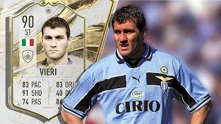 90 PRIME ICON VIERI PLAYER REVIEW FIFA 23 [upl. by Nodnil]