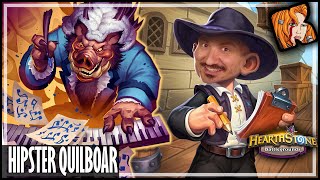 MOST HIPSTER QUILBOAR YET  Hearthstone Battlegrounds [upl. by Barris996]