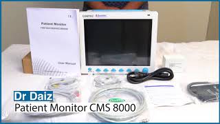 Contec Multipara Monitor CMS8000  Dr Diaz  Hemodiaz Life Sciences [upl. by Adnik]