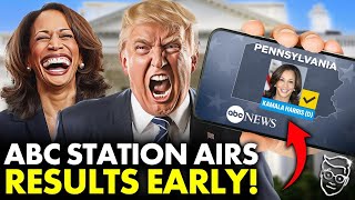 ABC News ‘Accidentally’ Airs 2024 Election Results Early Showing Kamala Beating Trump  RIGGED [upl. by Ariaek523]