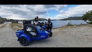 12ème épisode Road Trip en Side Car jusquau Cap Nord à la rencontre des Aurores Boréales [upl. by Killarney597]