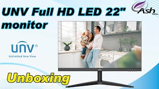 UNV Full HD LED 22quot monitor Unboxing [upl. by Shanie942]