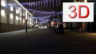 4K Video UHD 3DXMAS Decorations Lights in Europe [upl. by Rendrag]