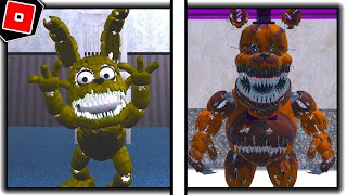 How to get NIGHTMARE FREDBEAR and PLUSHTRAP MORPHS in FREDBEARS MEGA ROLEPLAY  Roblox [upl. by Antony]