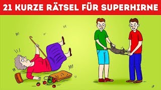 21 Kurze Rätsel für Superhirne [upl. by Araccat821]