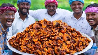 TIGER PRAWNS PERI PERI  Crispy Shrimp Recipe  Cooking Prawns with Shell  Seafood Fry Recipes [upl. by Hardi]