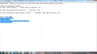 JBoss tutorial  How to Deploy  Jboss Training [upl. by Sahcnip]