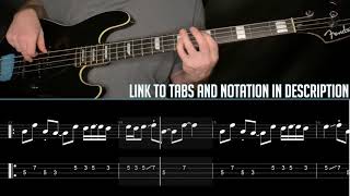 Khruangbin  The Number 4 Bass Line wtabs and standard notation [upl. by Lavoie474]