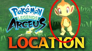 EARLIEST Pokemon Legends Arceus  CHIMCHAR Location [upl. by Janetta]