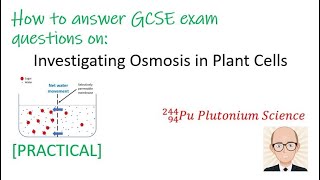 GCSE Biology Exam Question  Investigating Osmosis in Plant Cells [upl. by Yattirb992]