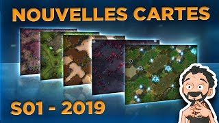 StarCraft 2  NOUVEAU MAP POOL  Lanalyse Complète  S01  2019 [upl. by Eleira]