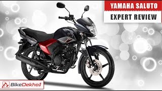 Yamaha Saluto  Expert Review  BikeDekhocom [upl. by Stambaugh577]