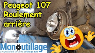 COMMENT REMPLACER UN ROULEMENT ARRIÈRE 107 C1 AYGO [upl. by Courtland874]