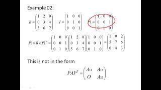 Reducible and Irreducible matrices [upl. by Serilda]