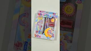 DOMS Unicorn Stationery Kit Unboxing amp Review stationery unboxing backtoschool shorts doms [upl. by Aiouqahs]