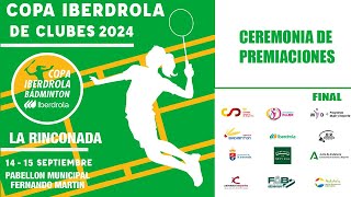 Copa Iberdrola 2024  Rinconada  Ceremonia de premiaciones [upl. by Kingdon815]