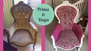 DIY come trasformare una vecchia poltrona [upl. by Akela814]