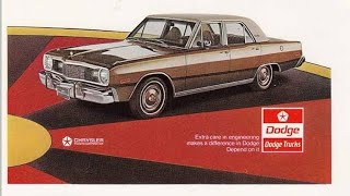 1975 Dodge Dart and Van radio AD with magazine ads and dealer brochure pictures [upl. by Karab]