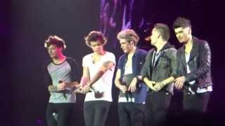 Live While Were Young  WATER FIGHT  One Direction Paris [upl. by Oiciruam724]