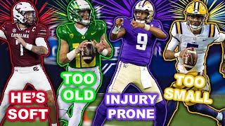 A HATERS GUIDE to the 2024 NFL QB Draft Class Every Players Biggest Red Flag [upl. by Trutko]