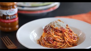 SunDried Tomato Pesto Bolognese [upl. by Suoinuj]