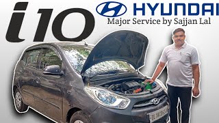 Hyundai i10  2012  PetrolCng  Major Service amp Complete Suspension  Sajjan Lal car Mechanic [upl. by Lela]