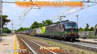 TRANSITI FESTIVI ALLA STAZIONE DI SUSEGANA [upl. by Etteniotnna]