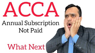 ACCA Annual Subscription  ACCA in India [upl. by Riplex]