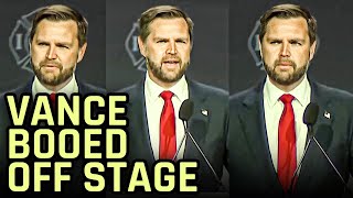 Utterly Humiliated JD Vance Gets Booed Off Stage [upl. by Carlo]