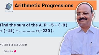 Find the sum of AP 5  8  11 ……230 [upl. by Eca]