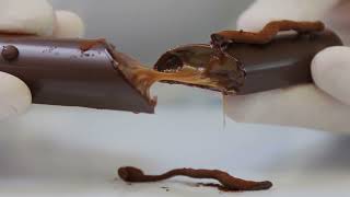 How to make crunchy chocolate snack bars [upl. by Aleunam]