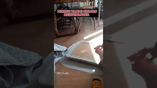 REUPHOLSTER DINING CHAIRS DIY tutorial trending diy ideas shortvideo youtube craftmanship [upl. by Naesyar593]