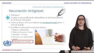 LA VACUNA ANTIGRIPAL EN PROFESIONALES [upl. by Bushweller]