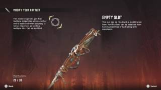 Horizon Zero Dawn Modify Weapons [upl. by Ahcas]