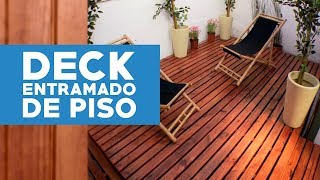 ¿Cómo construir un deck o entramado de piso [upl. by Naitsihc964]