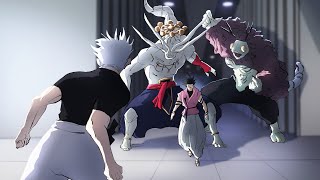 Gojo goes Berserk Mode on Sukuna Mahoraga amp Agito  Gojo vs Sukuna  Jujutsu Kaisen Fan Animation [upl. by Ahsinad279]