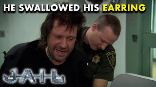 Suspect Swallows His Earring  JAIL TV Show [upl. by Jeannette]