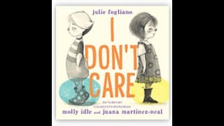 Elementary Book Talks  I Dont Care [upl. by Ardath306]